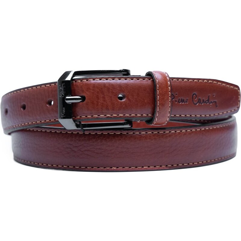 Kožený opasok Pierre Cardin AUT 3101 COGNAC 67441227