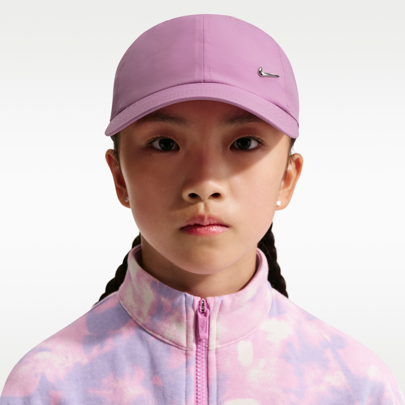 Nike Dri-FIT Club Kids Unstructured Metal Swoosh Cap - Purple - 67918027
