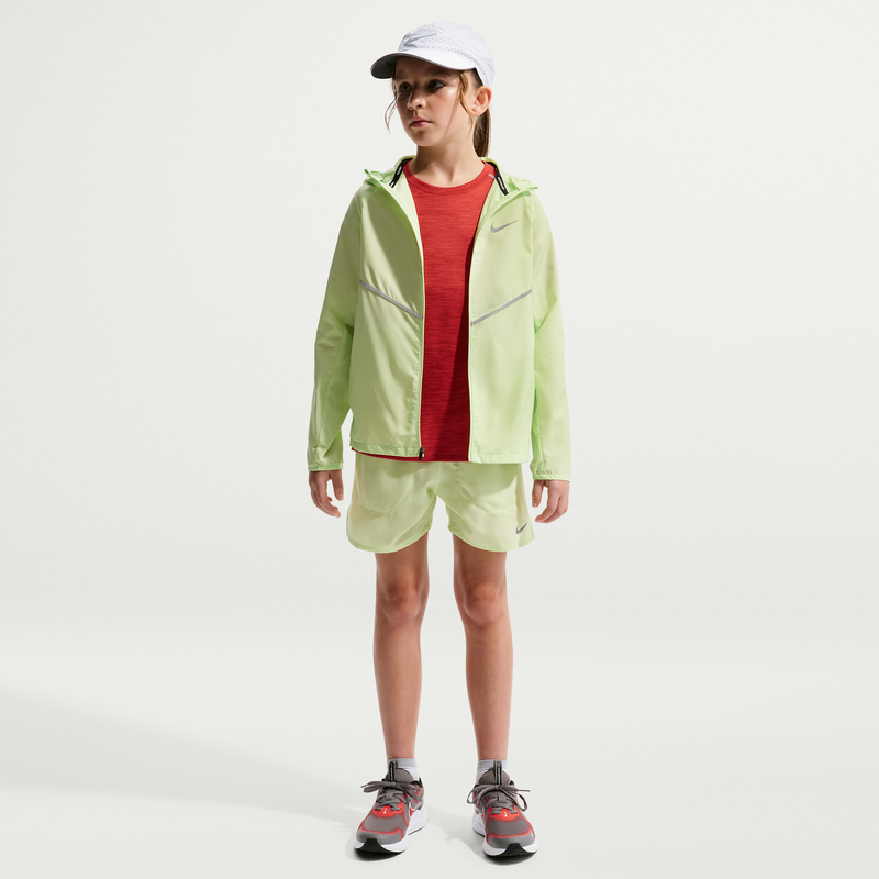 Nike Stride Older Kids Dri-FIT Training Shorts - Green - Polyester 67919225