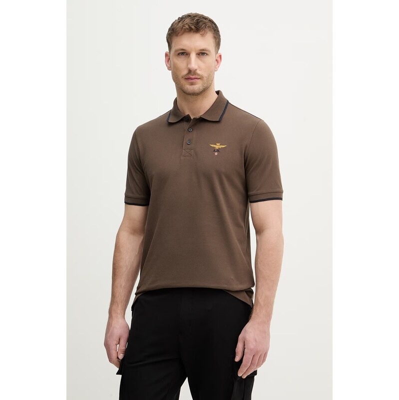 Bavlnené polo tričko Aeronautica Militare 67441172