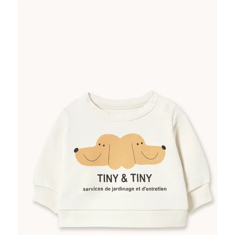 Bavlnená mikina pre bábätká Tinycottons TINY & TINY BABY SWEATSHIRT 67441189