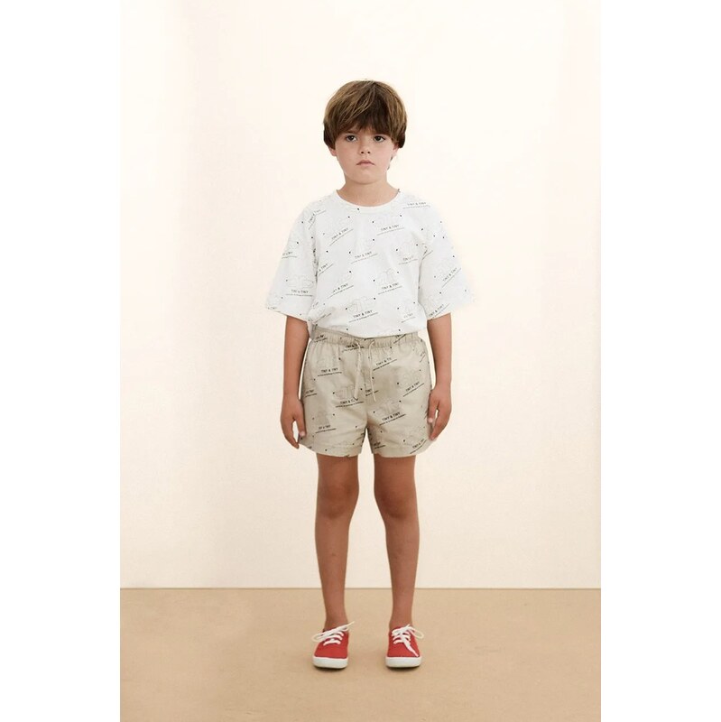 Detské bavlnené šortky Tinycottons TINY & TINY TWILL SHORTS 67441203