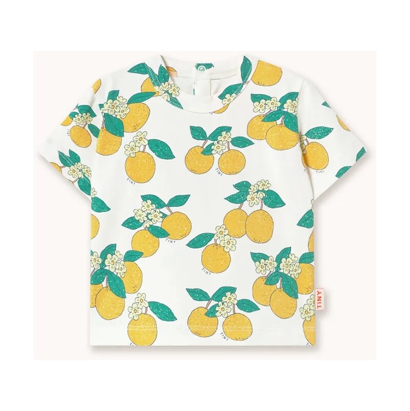 Tričko pre bábätko Tinycottons ORANGES KNITTED BABY TEE 67441201