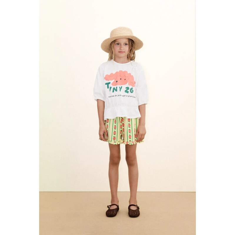 Detské bavlnené šortky Tinycottons ROSE PATTERN SHORTS 67441207