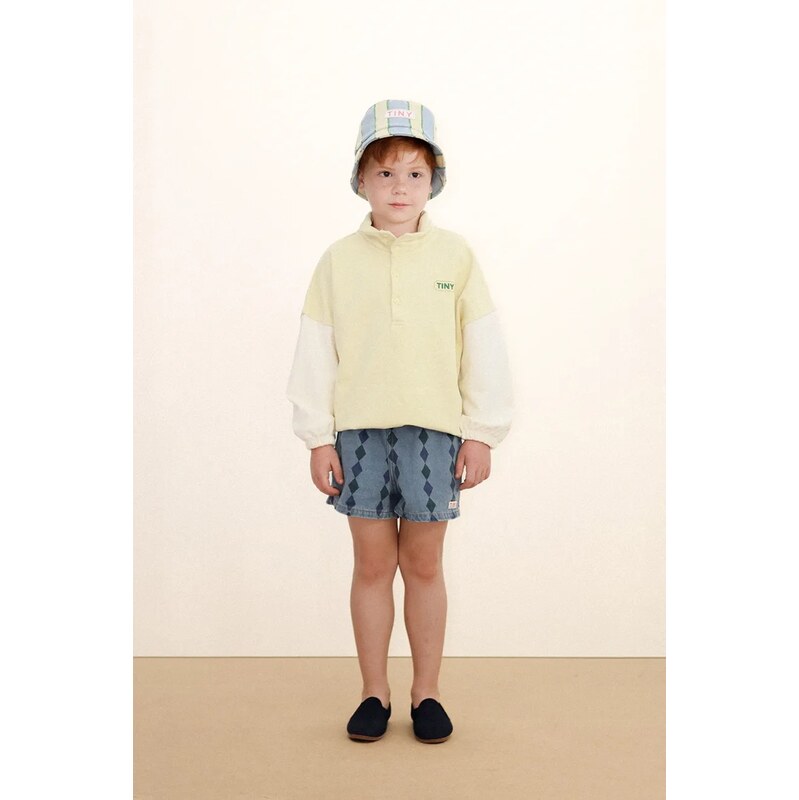 Detské rifľové krátke nohavice Tinycottons DIAMONDS SHORTS 67441200