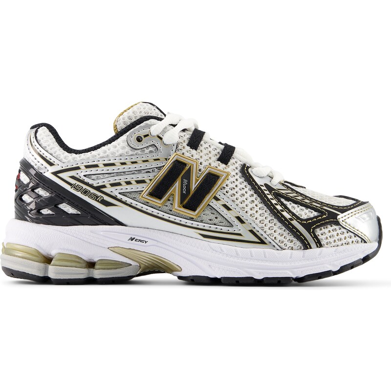 Detské topánky New Balance PC1906RA – striebro 67442221