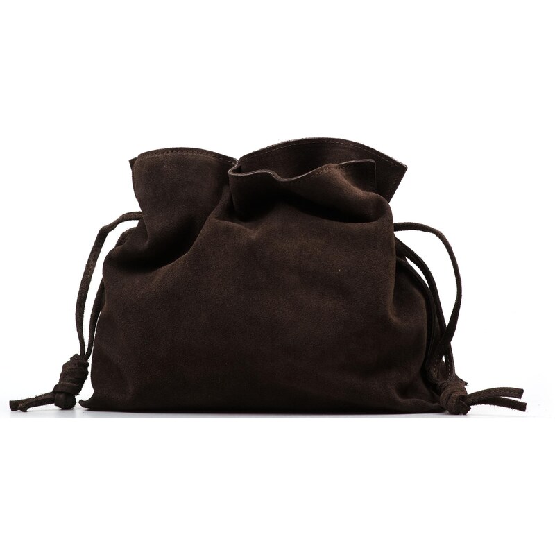 Blaire Kožená kabelka Maris tmavo hnedá 67442377