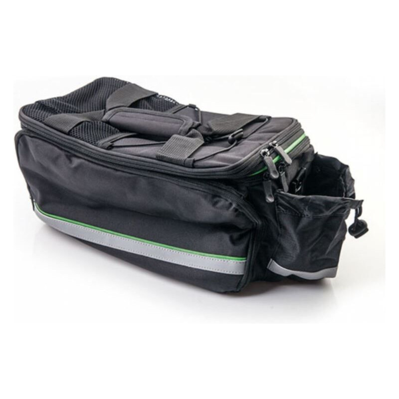 Čierno-zelená skladacia taška na batožinu 20l 67442592