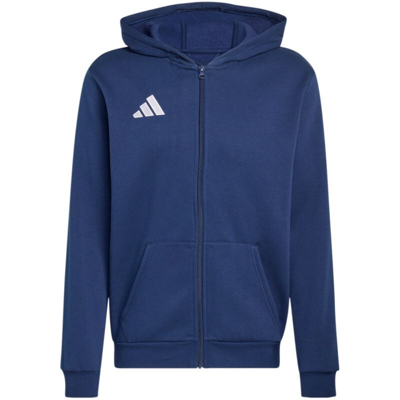 Detská mikina adidas Entrada 26 Full Zip Hoody navy blue KH1784 67443197