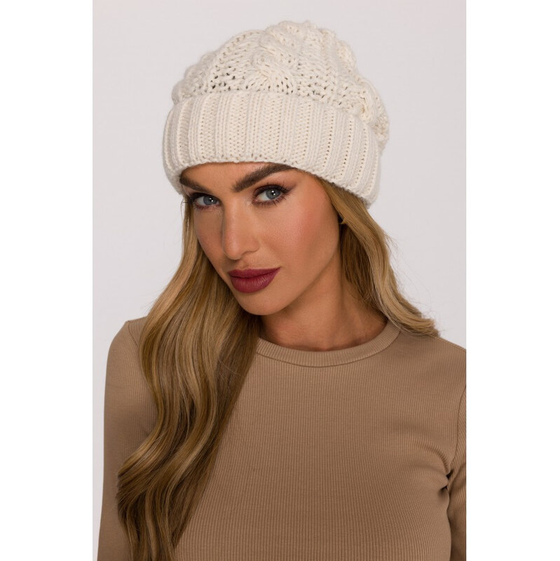 Dámska čiapka M897 Ecru - MOE 67757612