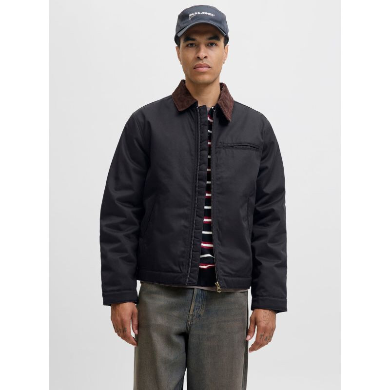 Jack&Jones pilotná bunda JORNORREBRO WORKER JACKET 12282903 BLACK 67443269