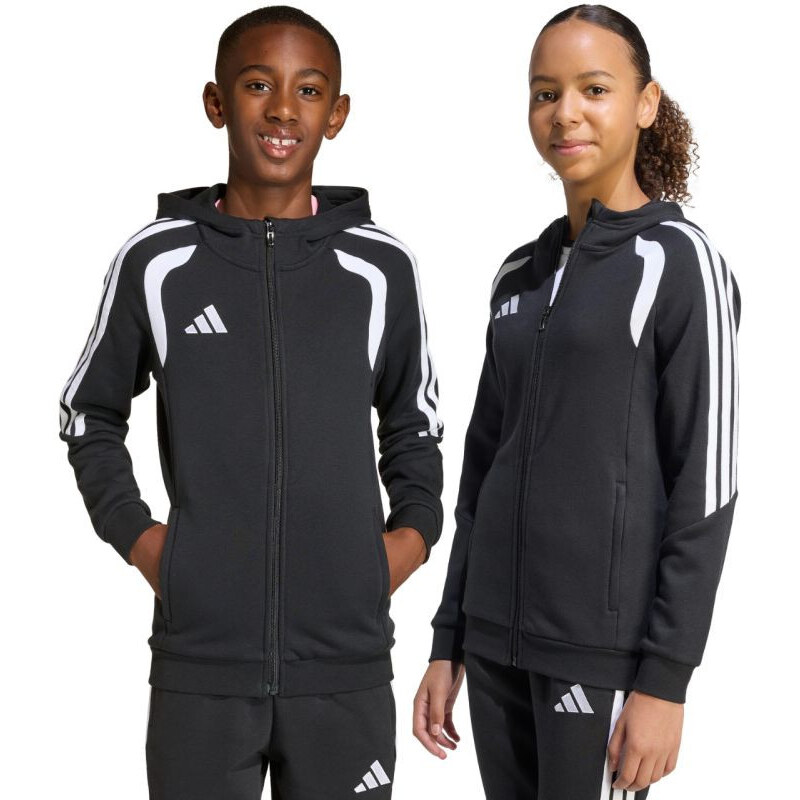 Detská mikina adidas Tiro 26 League Sweat Full Zip Hoodie black KF3324 67443256