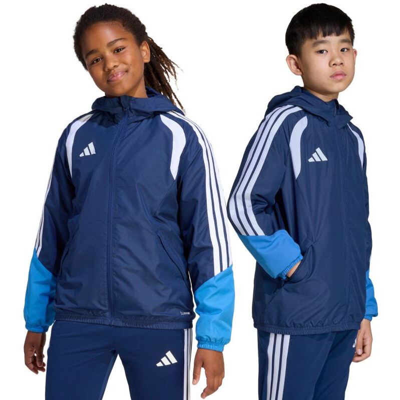 Detská bunda adidas Tiro 26 Competition All Weather blue JL7300 67443305