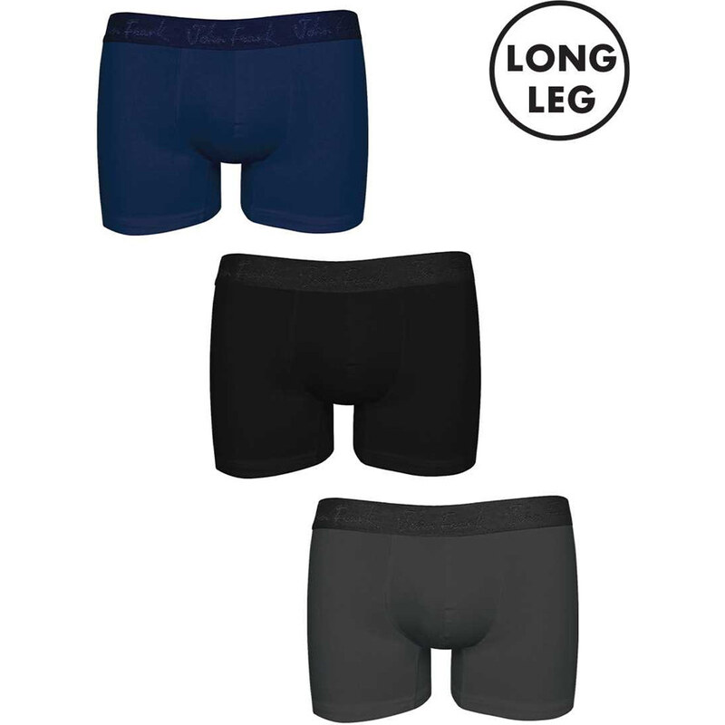 Pánske boxerky John Frank JF3BMODLONG01 3PACK 67443367