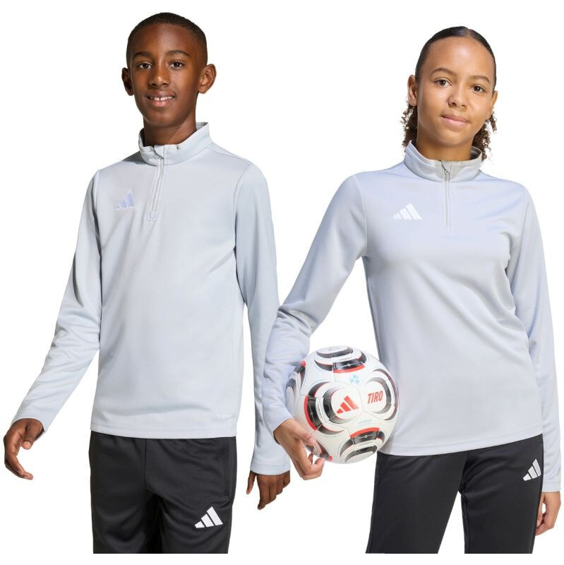 Detské tričko adidas Entrada 26 Training Top light grey JZ6637 67443391