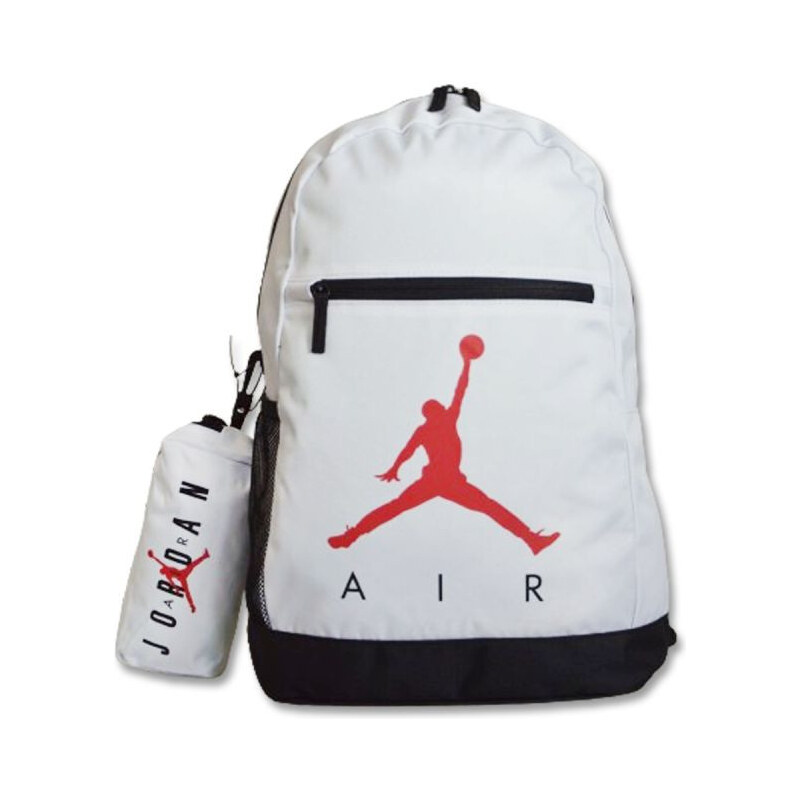 Školský batoh Air Jordan White + puzdro na ceruzky - 9B0503-001 67443579