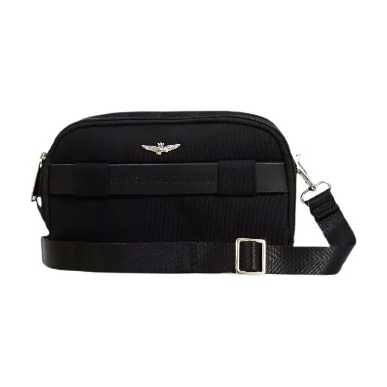 Pánska taška cez rameno Aeronautica Militare Fly Black - AM-327 67443644