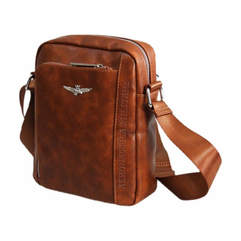 Pánska taška cez rameno Aeronautica Militare Sling Bag Brown - AM-1182 67443671