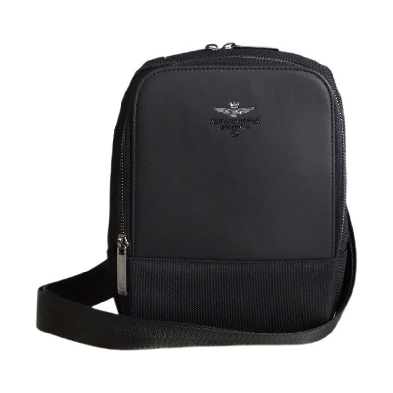 Pánska taška cez rameno Aeronautica Militare Black - AM-8460 BLA 67443674