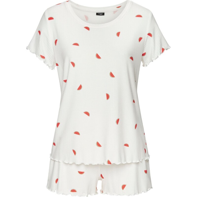 VIVANCE Kraťasy zelená / melónová / čierna / šedobiela 67448795