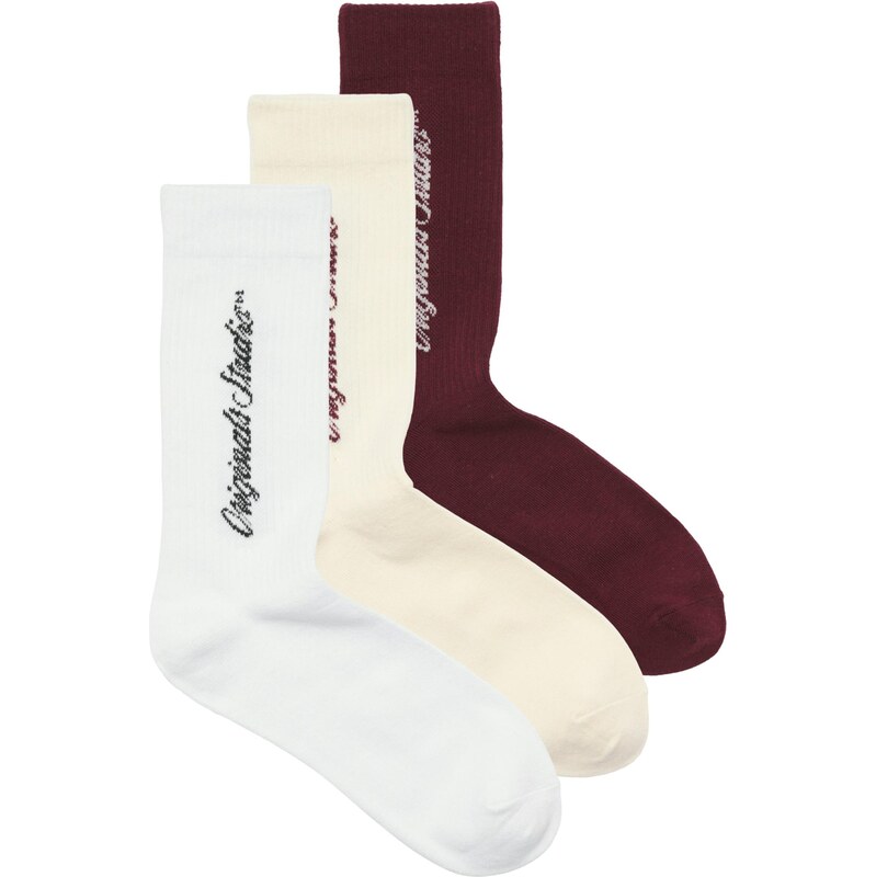 JACK & JONES Ponožky JACNORREBRO béžová / červená / biela 67448825