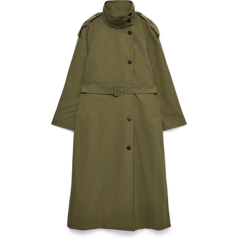 VERO MODA Prechodný kabát olivová 67448875