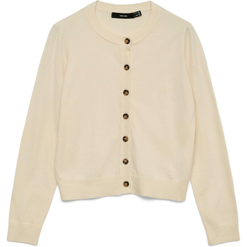 VERO MODA Kardigán VMSaba žltohnedá / hnedá 67448877