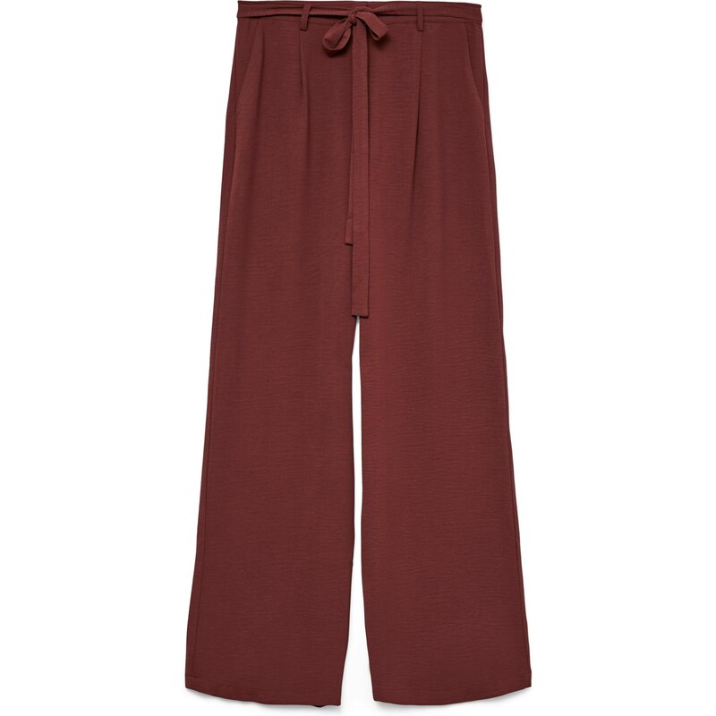 VERO MODA Plisované nohavice VMJadina vínovo červená 67448887