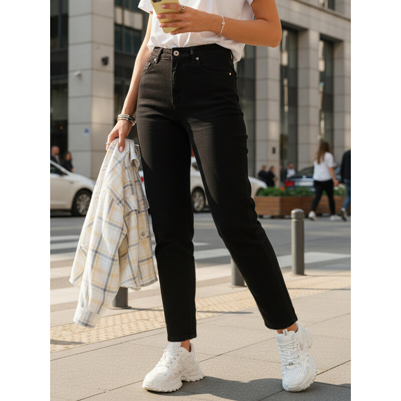 DStreet Čierne rovné rifle 67446877