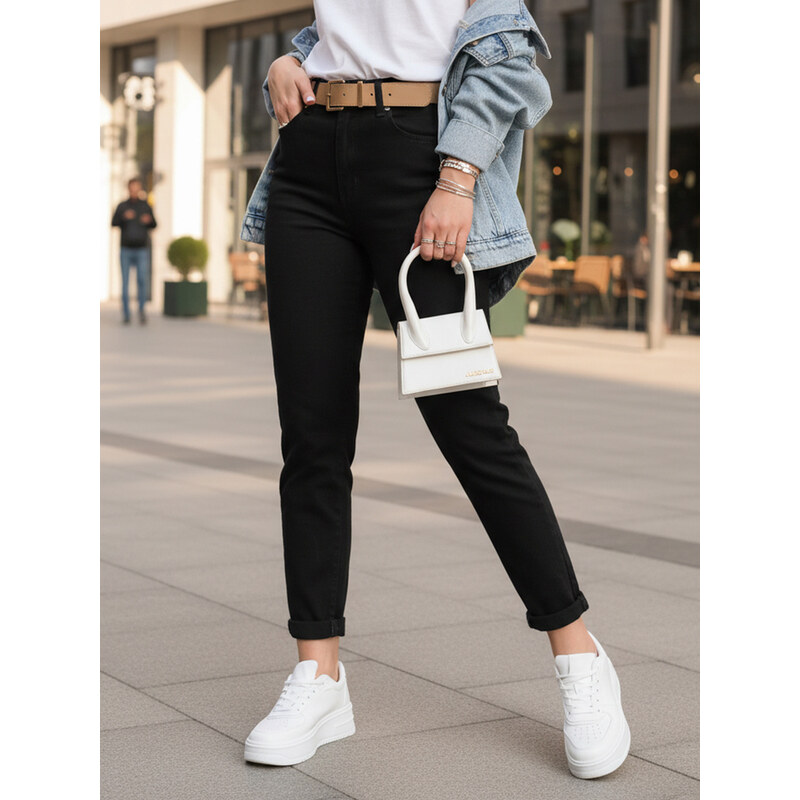 DStreet Čierne slim fit rifle 67446875