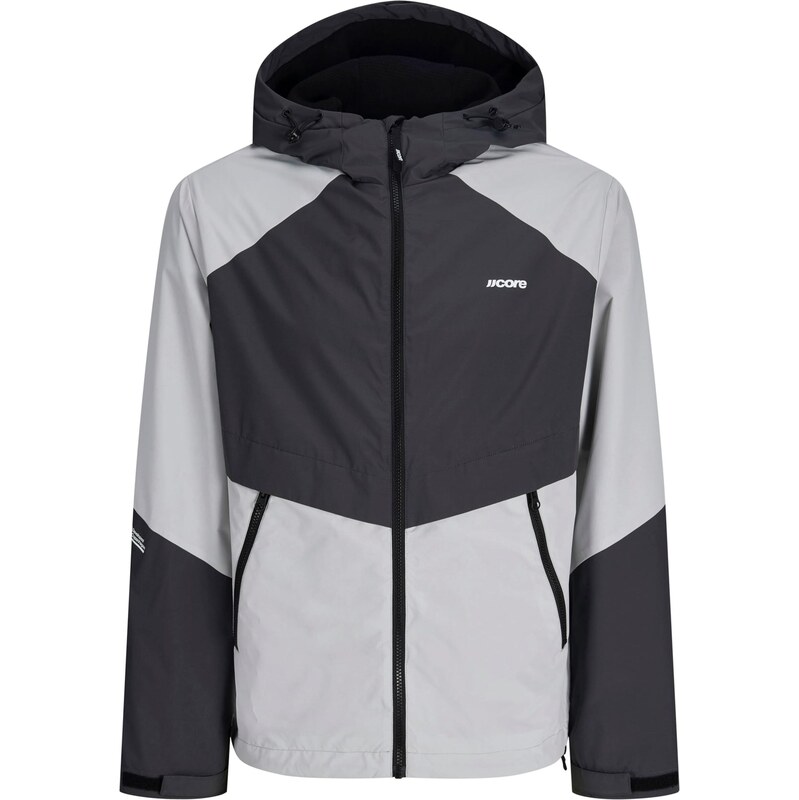 JACK & JONES Prechodná bunda JCOCLUB grafitová / svetlosivá 67448969
