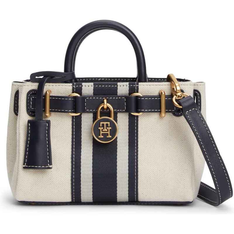 TOMMY HILFIGER Kabelka námornícka modrá / biela 67448978