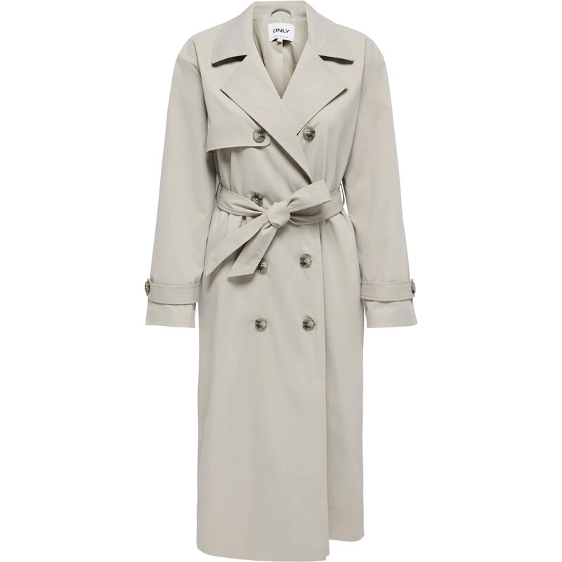 ONLY Prechodný kabát ONLDISA sivobéžová 67448987