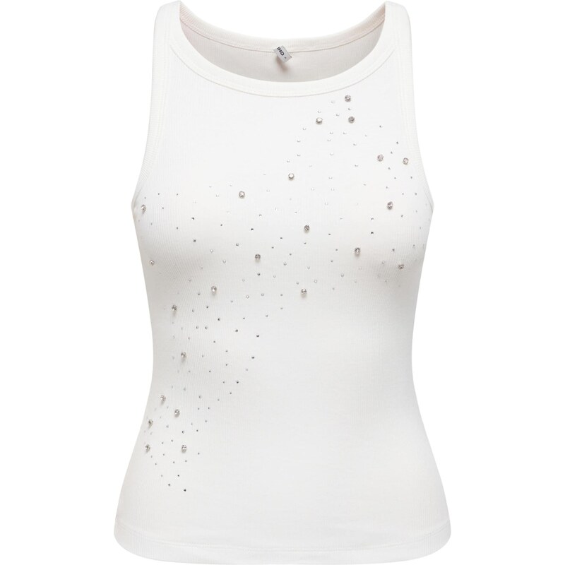 ONLY Top ONLFILIZ strieborná / biela 67448989
