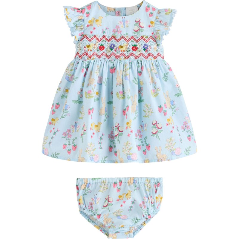 Next Šaty svetlomodrá / svetložltá / svetloružová / červená 67449030