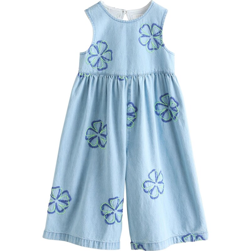 Next Overal modrá denim / tmavomodrá / svetlozelená 67449055