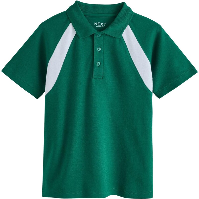 Next Tričko smaragdová / biela 67449056