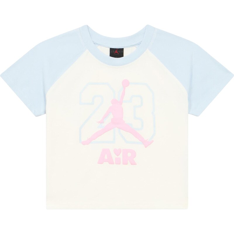 Jordan Tričko LOVE IS IN THE AIR svetlomodrá / ružová / biela 67449073