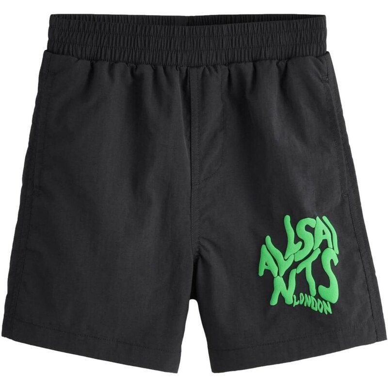 smALLSAINTS Plavecké šortky neónovo zelená / čierna 67449085