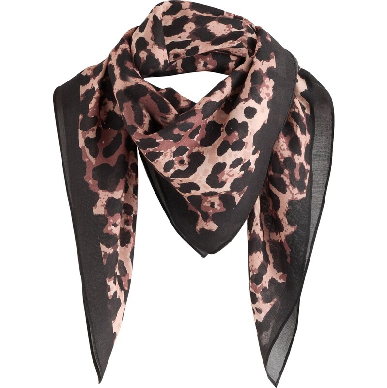 Next Šatka hrdzavohnedá / tmavohnedá / ružová 67449157