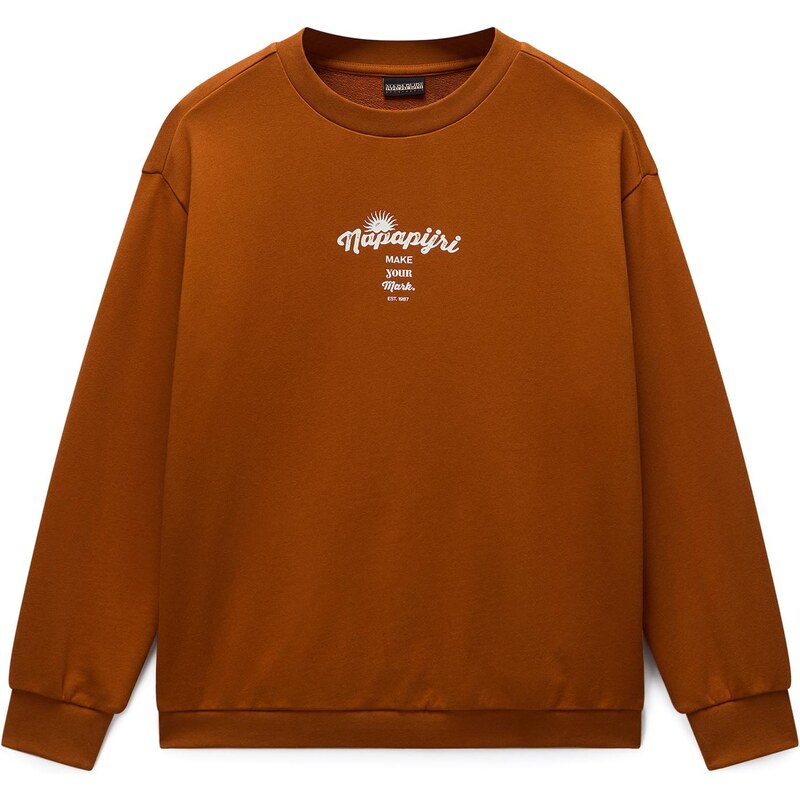 NAPAPIJRI Mikina hnedá / biela 67449191