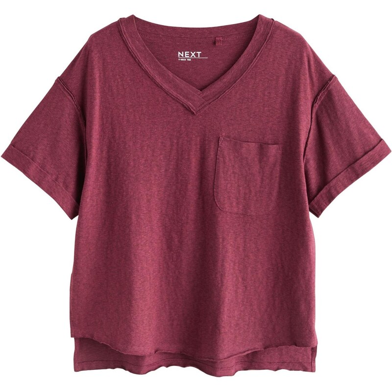 Next Tričko vínovo červená 67449205