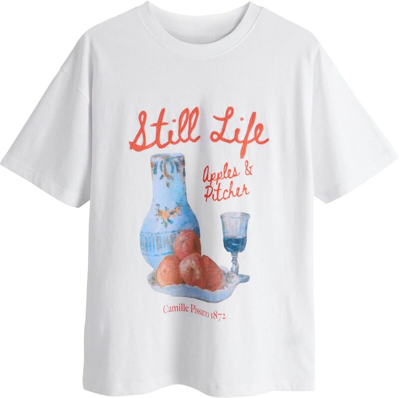 Next Tričko zmiešané farby / biela 67449204