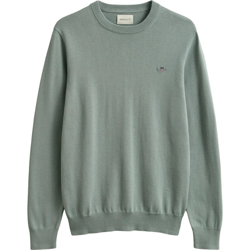 GANT Sveter CLASSIC námornícka modrá / svetlozelená / prírodná biela 67449232