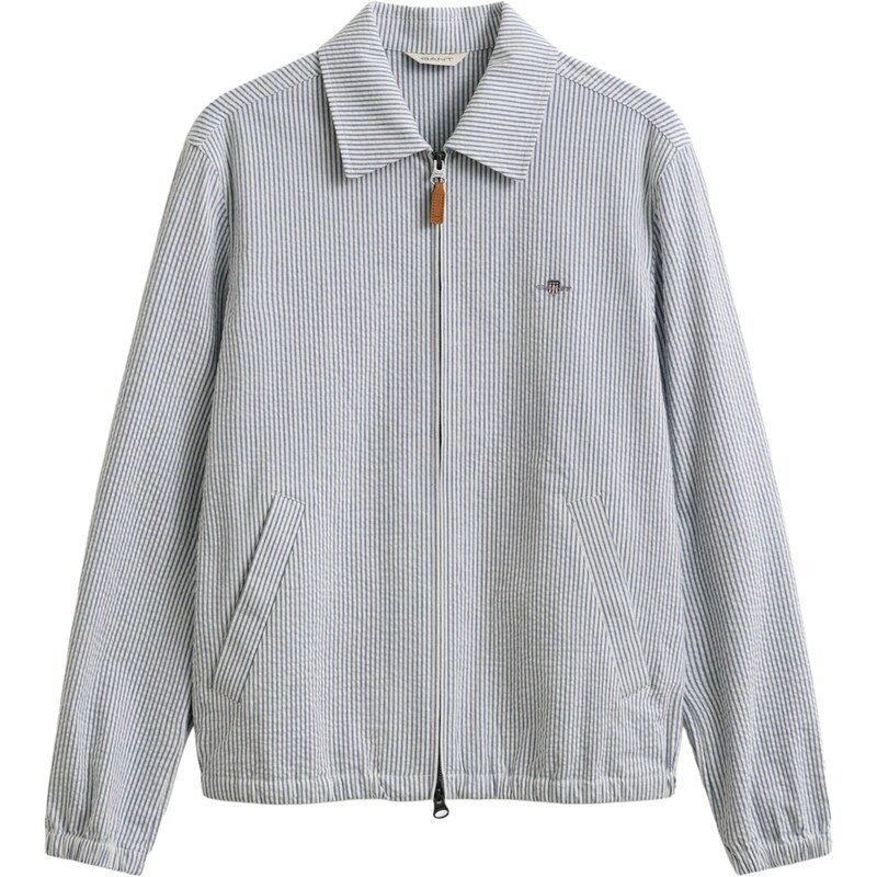 GANT Prechodná bunda dymovo modrá / biela 67449268