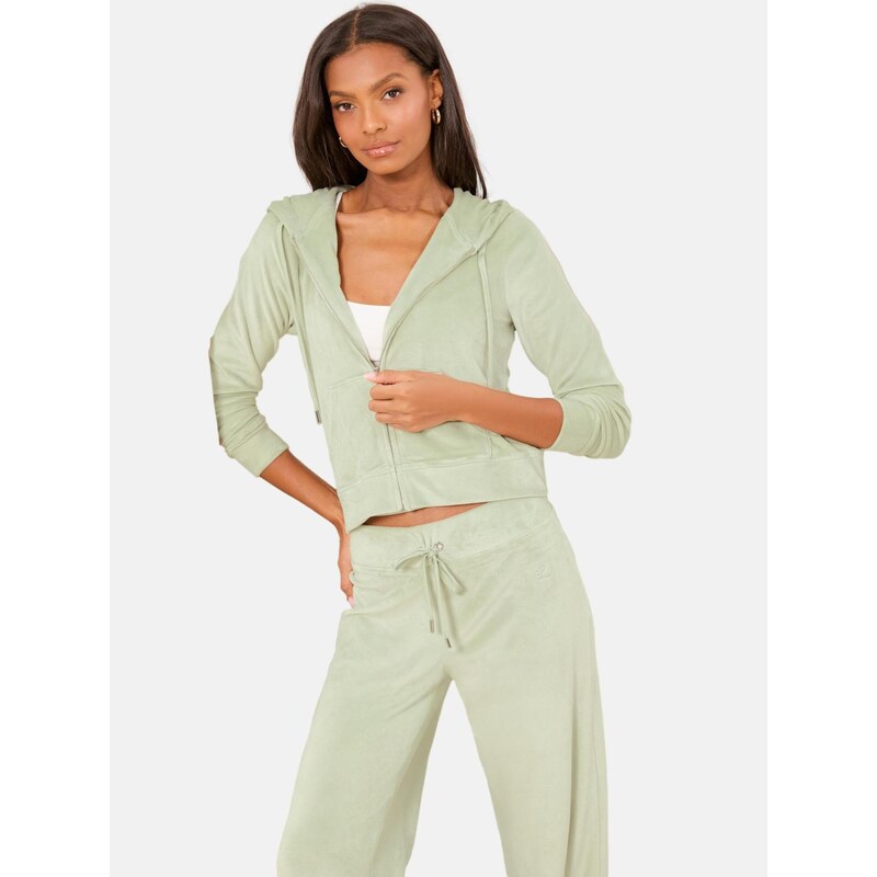 Lipsy Tepláková bunda svetlozelená 67449294