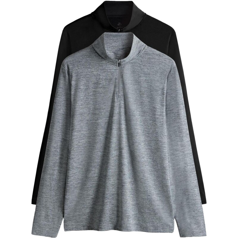 The Set Tričko sivá / čierna 67449289