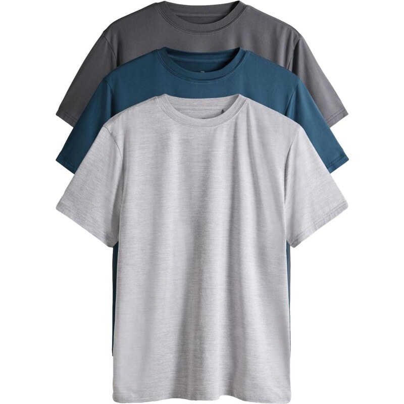 The Set Funkčné tričko námornícka modrá / sivá / svetlosivá 67449312