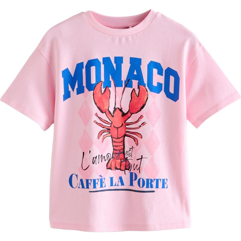 Next Tričko modrá / ružová / červená / čierna 67449331