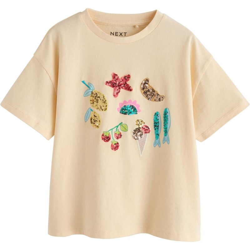 Next Tričko pastelovo žltá / smaragdová / ružová / červená 67449333